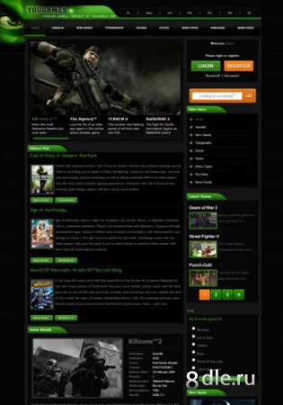 Шаблон YJ YouGames