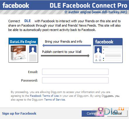 DLE Facebook Connect Pro DLE Facebook Connect Pro